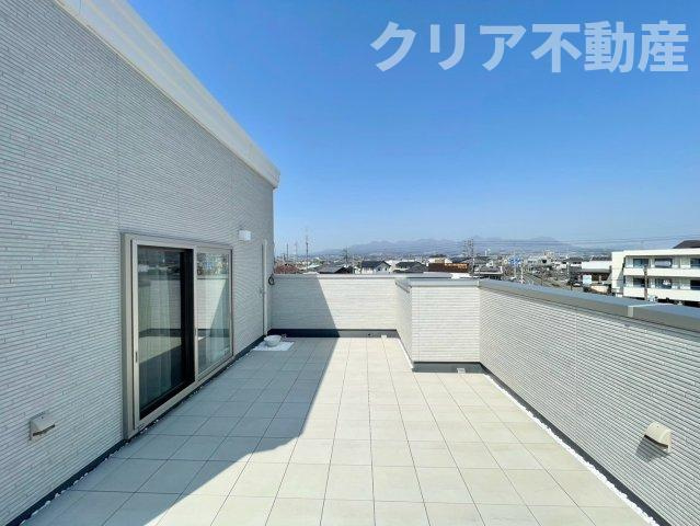 【バルコニー】 | 高崎市筑縄町　3号棟