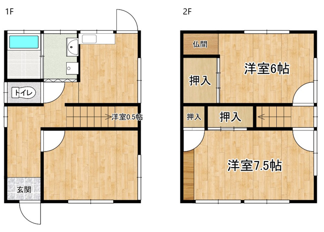 【間取り】 | 阿知須貸家