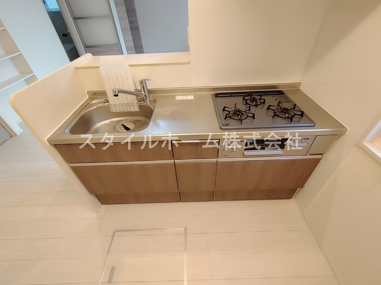 豊橋市小浜町のアパートのキッチン