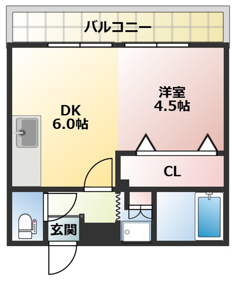 【間取り】 | 第53松井ビル | 間取りです