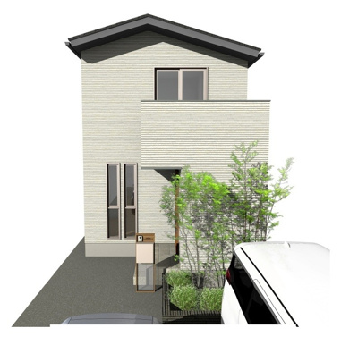 【完成予想図】 | 一乗寺庵野町　売土地 | 新築外観イメージ図♪