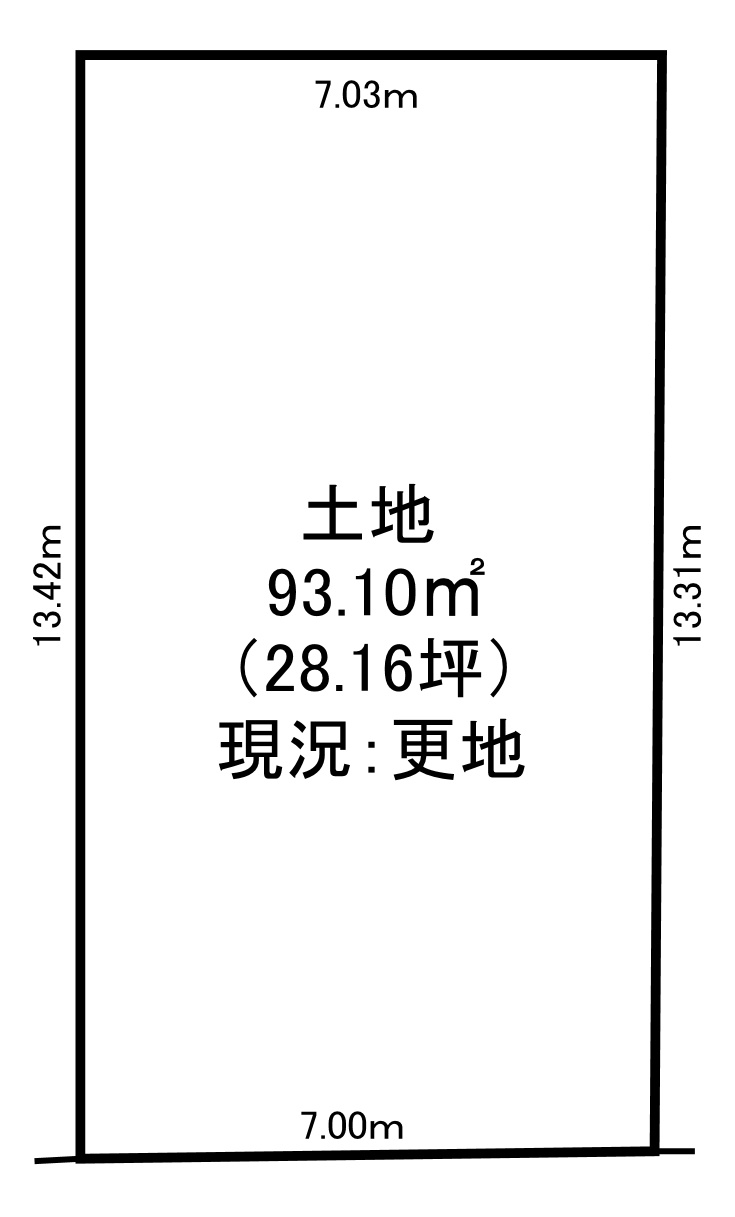寺田大谷の土地図