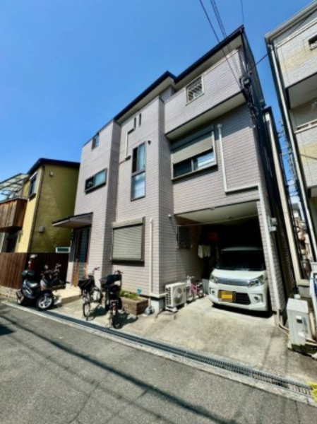 寝屋川市池田１丁目の前面道路含む現地写真