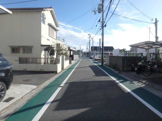 田町　新築戸建の周辺|西側公道　南北道路南方面
