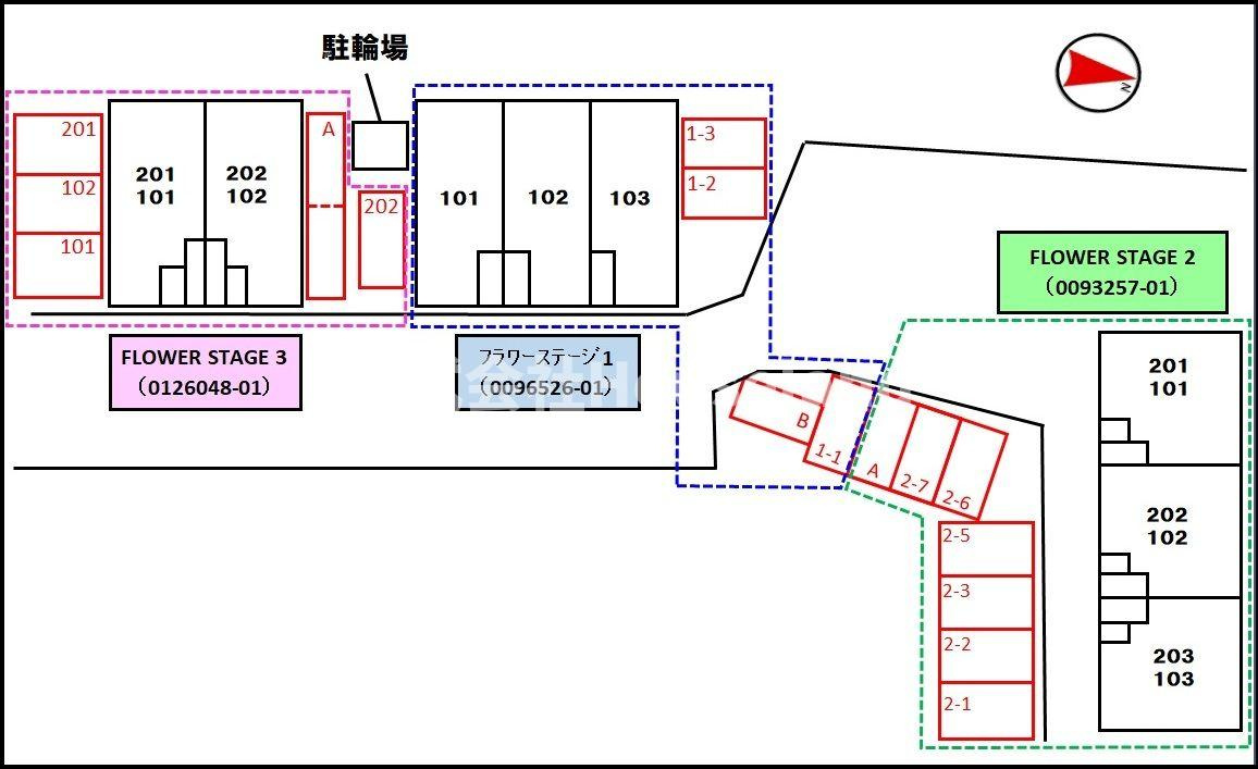 ＦＬＯＷＥＲ　ＳＴＡＧＥ　２の駐車場