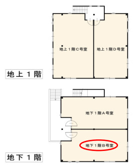 北村産業ビル２　Ｃ棟の区画図