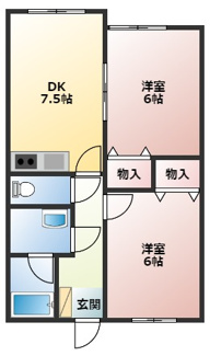 【間取り】 | プライムコート東台