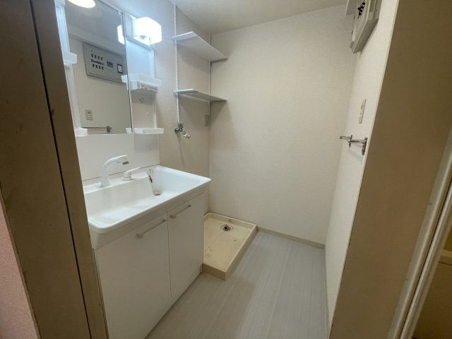 昭島市美堀町２丁目の賃貸マンションの洗面所