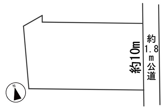 ６４１２４　岐阜市福光東１丁目土地の区画図