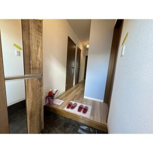 ソフィア八田B棟の玄関