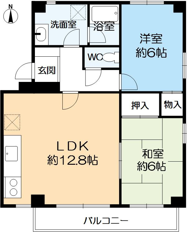 ラピーヌⅡの間取り