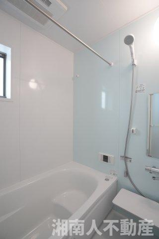 藤沢市辻堂太平台１丁目新築戸建の浴室|ゆったり過ごせるお風呂です