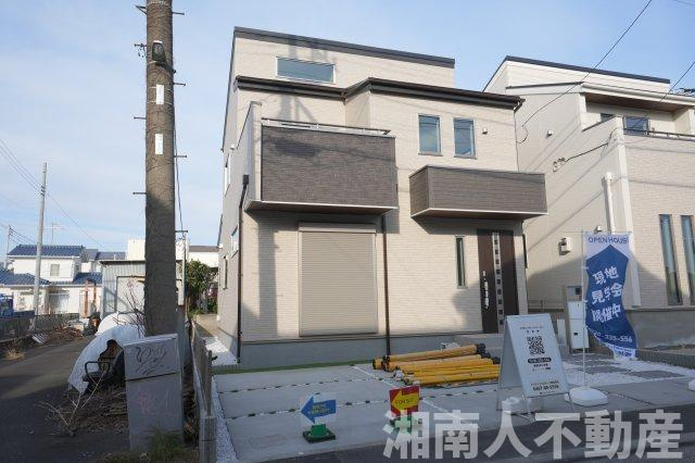 藤沢市辻堂太平台１丁目新築戸建の外観|外観は落ち着いています