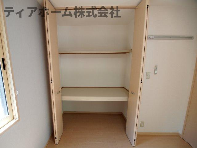 ヒールクリークMイーストの収納|専用の収納スペースです