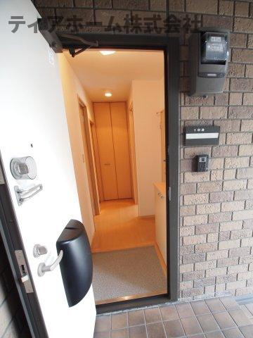 ヒールクリークMイーストの玄関|落ち着いた玄関です