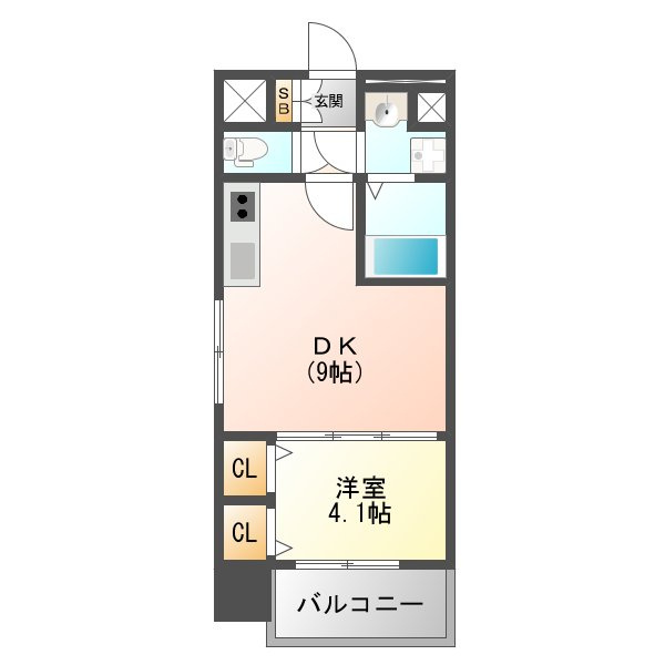 スプランディッドⅠの間取り