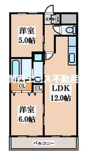 【間取り】 | プレアール南亀井Ⅰ