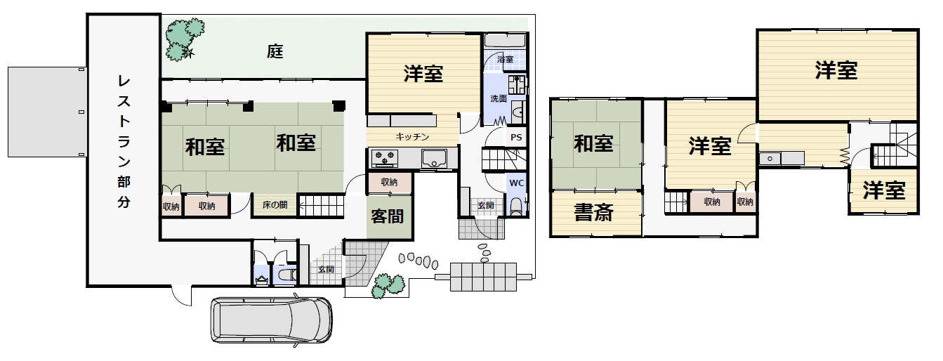 大津市見世　売土地のその他|現状間取り