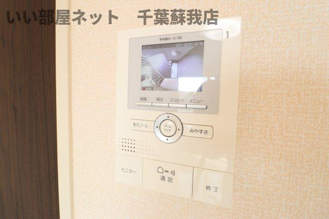 セジュールホンダ Ｂのセキュリティ|TVモニターホン付きでセキュリティ面も安心！
