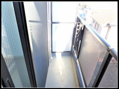 【バルコニー】 | キューブ・エス | 日当たりの良いバルコニーです