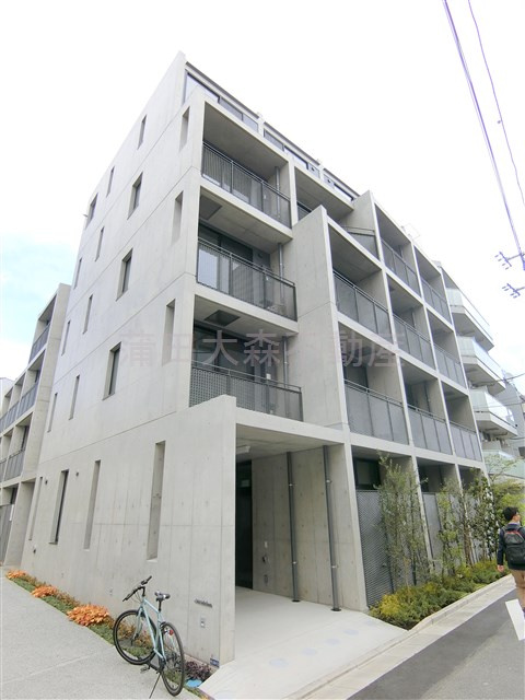 Circle Garden Kamataサークルガーデンカマタの外観|2023年3月築　RC鉄筋コンクリート造地上5階建て総戸数28戸　グッドデザイン賞受賞ののデザイナーズマンション　京急本線京急蒲田駅近の東京都大田区東蒲田2丁目　
