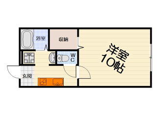 【間取り】 | シンプルライフA棟