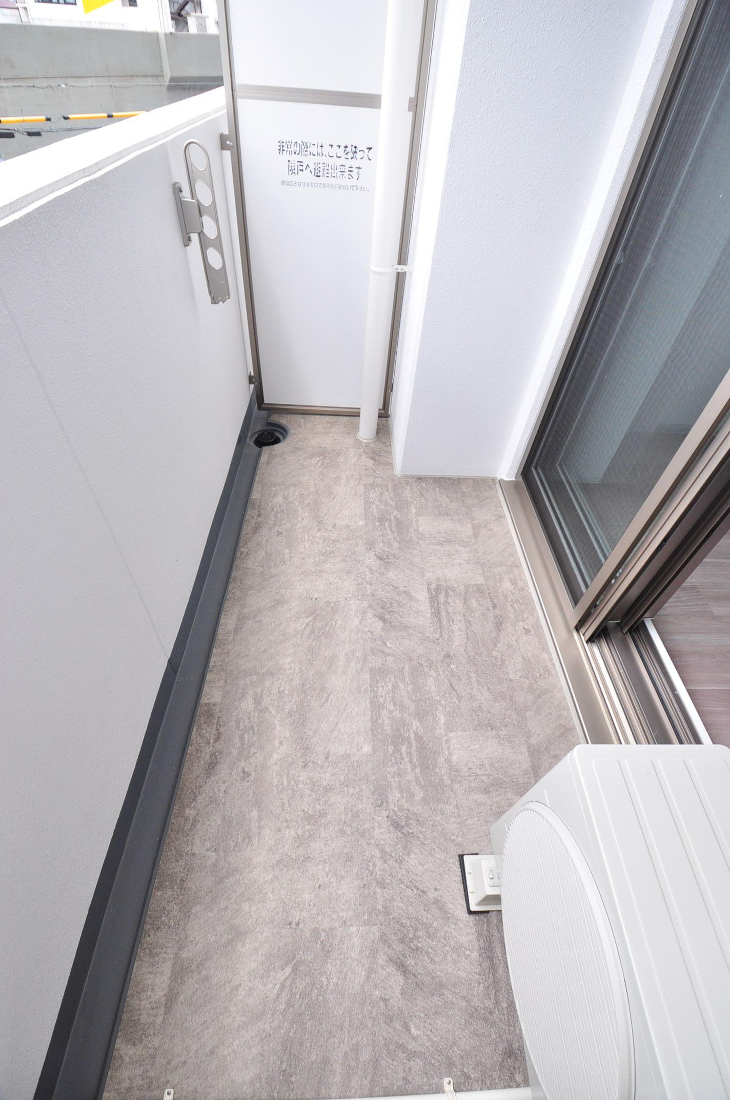 大阪市城東区蒲生１丁目の賃貸マンションのバルコニー