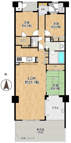 【間取り】 | コスモ垂水旭が丘スカイステージ