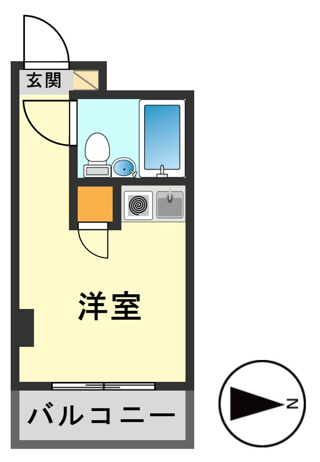 第6みつのビルの間取り