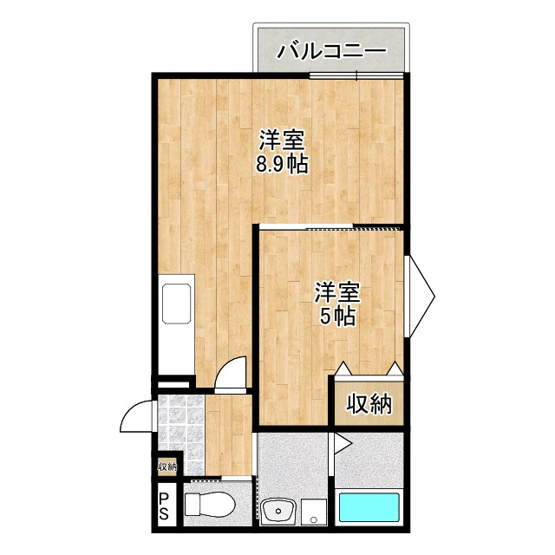 【間取り】 | Feliz Courtりんくう