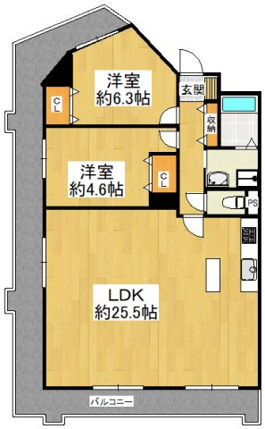 【間取り】 | アンビエント金剛東