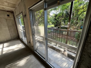 三田橋ポケットのバルコニー