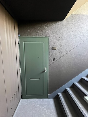 三田橋ポケットの玄関