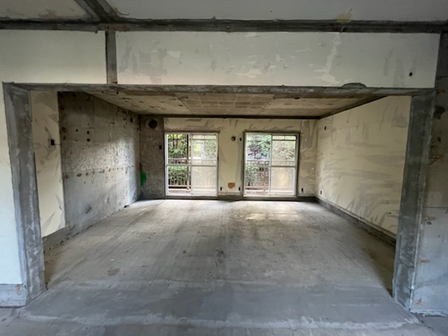 三田橋ポケットのバルコニー