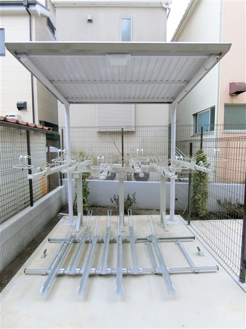 HY's大鳥居のその他共用部分|屋根付きラック式の駐輪場