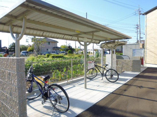 倉敷市福田町古新田のアパートのその他共用部分|駐輪場