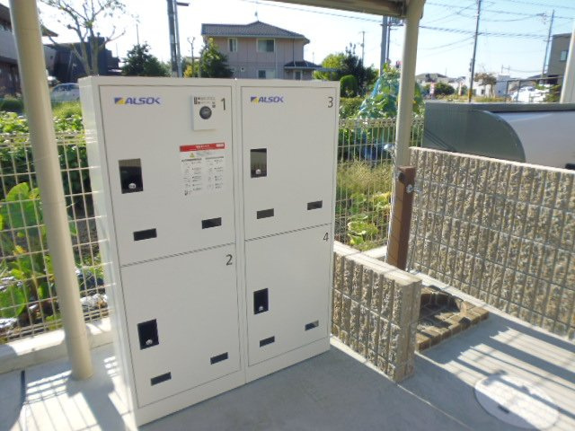 倉敷市福田町古新田のアパートのその他共用部分|宅配ボックス・ペット足洗場