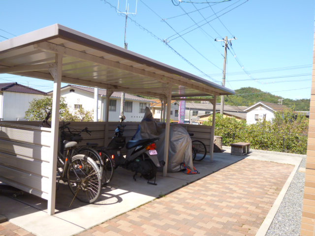 倉敷市広江６丁目のアパートのその他共用部分|駐輪場