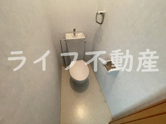 ニシシンヴィレッジのトイレ|落ち着いたトイレです