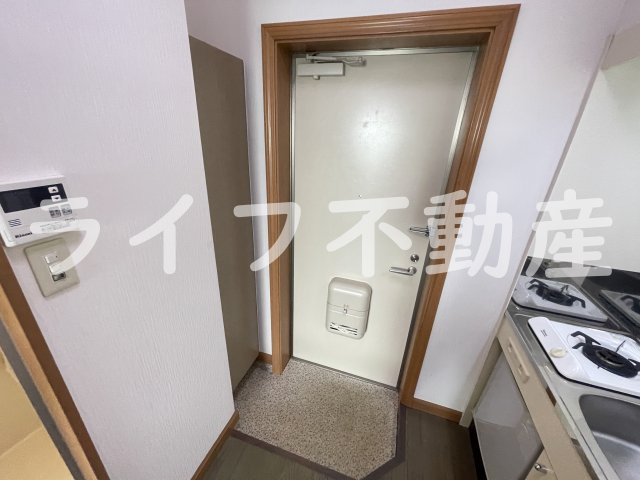 ニシシンヴィレッジの玄関|落ち着いた玄関です