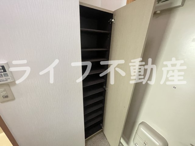 ニシシンヴィレッジの収納|専用の収納スペースです