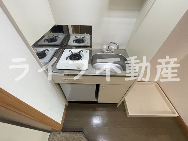 ニシシンヴィレッジのキッチン|きれいなキッチンです