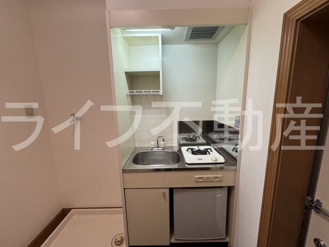 ニシシンヴィレッジのキッチン|コンパクトなキッチンで掃除もラクラク