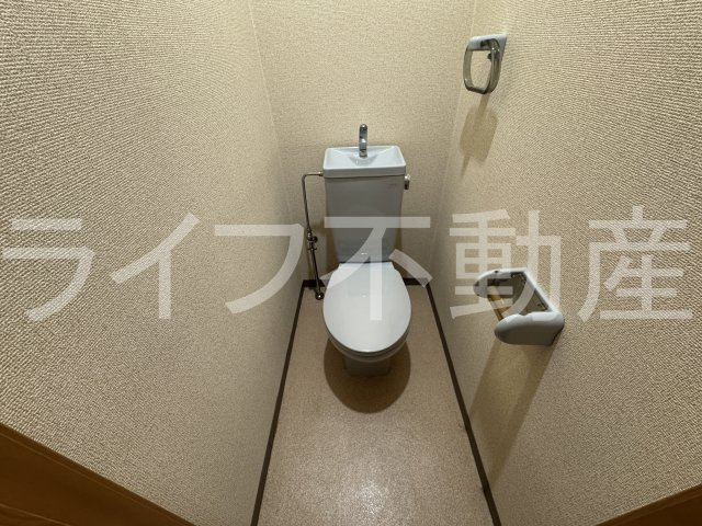 ニシシンヴィレッジのトイレ|落ち着いたトイレです