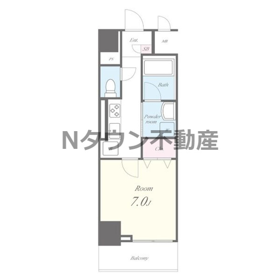 【間取り】 | ラ・プレス新栄 | 間取りです。