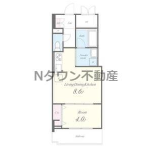 【間取り】 | ラ・プレス新栄 | 間取りです。