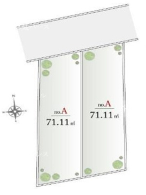 【区画図】 | 【仲介手数料３００万円が無料！】■都立大学駅８分 ■間取図、見積りを無料作成■２区画 | ■都立大学駅８分
■仲介手数料３００万円が無料！
■間取図、見積りを無料作成します。
■土地のみ販売なので、お好きなハウスメーカー建築いただけます。