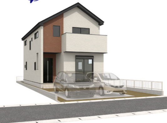 【仲介手数料無料】入間市扇台１期２号棟　入間市の新築住宅なら西武ハウジングの外観パース