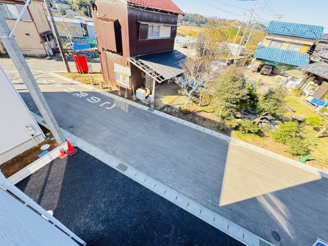 柏市塚崎新築戸建（塚崎第15）の展望|バルコニーより道路側眺望