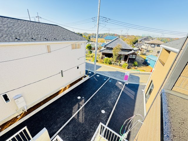 柏市塚崎新築戸建（塚崎第15）の展望|バルコニーより道路側眺望